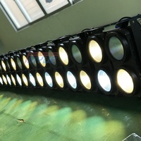 Barre de lumière LED professionnelle DMX512 pour scène, 4 pièces, 100W, LED RGB 3-en-1, Matrix Blinder COB IP44, angle de faisceau 60°, pour mariages