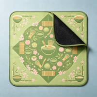 Tapis de mahjong Deep Space Galaxy, imprimé constellations d'astronautes, antidérapant, en microfibre, tapis de table de mahjong américain pour 4 joueurs