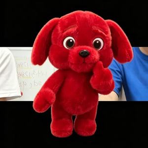 Divertido Peluche de <span class=keywords><strong>Perro</strong></span> con Dedo Medio, Cachorro Rojo Atrevido, Juguete de Peluche Suave, Regalo Broma, Venta al por Mayor para Adultos - Product Image 1