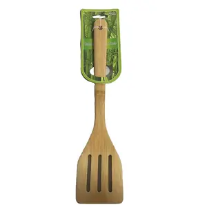 Good Price Of Cooking Tools Bamboo Wooden Shovel Spade High Quality Shovels With Three Lines