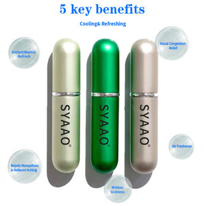 Bạc hà giảm mùi chóng mặt Ống hít giằng thở hen suyễn làm mới mũi Ống hít - Product Image 5