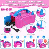 Pompe à ballon manuelle, pompe électrique pour gonfler les ballons