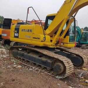 Excavadora usada Komatsu de 16 toneladas, original fabricada en Japón, PC160 PC160-6 PC160-8, equipo de excavación de tamaño mediano. - Product Image 4