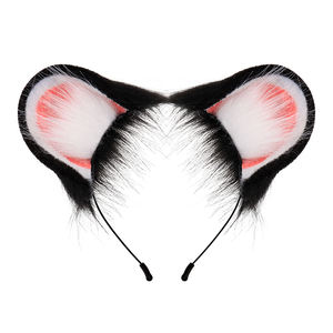 Bandeau en peluche d'oreille d'animal fait à la main de mode moderne oreilles de souris <span class=keywords><strong>accessoires</strong></span> de cheveux - Product Image 1