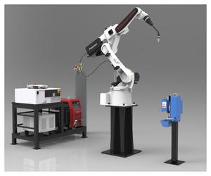 Bras de robot de soudage CNC à grande vitesse découpe <span class=keywords><strong>Laser</strong></span> bras de robot de soudage <span class=keywords><strong>Tig</strong></span> 6 axes industriel pour bride de réservoir/tuyau - Product Image 1