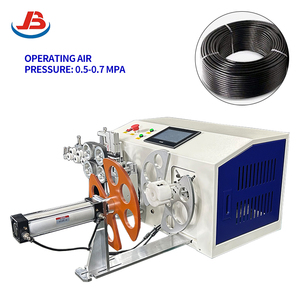 Équipement d'enroulement de câble à fibre optique entièrement automatique avec mesure de longueur, machine intelligente pour bobinage de câble 250 mm JB-N05, machine de coupe de fil - Product Image 1