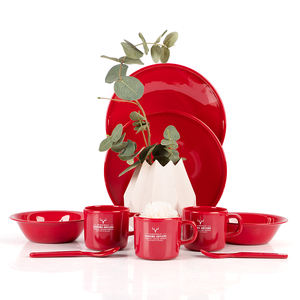 Ensembles de vaisselle en mélamine avec décalcomanie personnalisée entièrement imprimés Technique du gel avec motif végétal pour le dîner ou la salade - Product Image 4