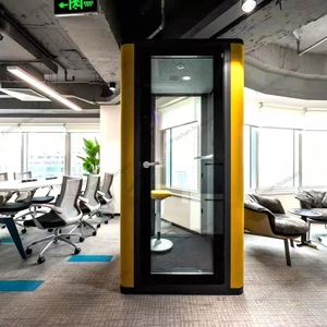 Escritório Aberto Lugar Cabine Acústica Reunião <span class=keywords><strong>Pods</strong></span> Telefone Insonorizado Estande Estúdio De Gravação - Product Image 2