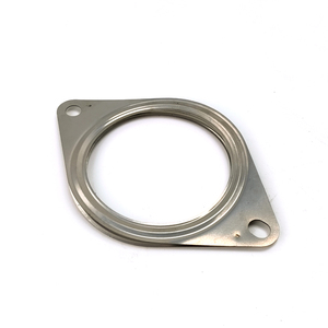 カスタマイズ2.5インチ排気フランジ2穴ガスケットTinplateグラファイトターボガスケットフィッティング排気ガスケット - Product Image 1
