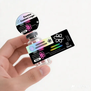 Personalización al por Mayor de Botellas de Vidrio de 3 ml, 5 ml y 10 ml, Etiquetas para Viales de Péptidos para Frascos de Vidrio - Product Image 1