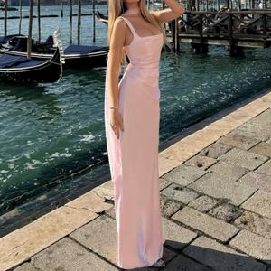 ผู้ผลิตเสื้อผ้าสั่งทำพิเศษ ชุดเดรสยาวทรงเข้ารูป แขนยาว ดีไซน์เซ็กซี่ สวยสง่า เหมาะสำหรับออกกำลังกาย หรืองานเลี้ยงอย่างเป็นทางการสำหรับผู้หญิง - Product Image 2