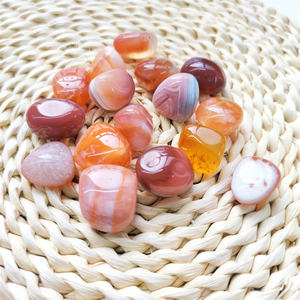 Ghiaia di corniola naturale di pietra burattata agata <span class=keywords><strong>rossa</strong></span> per la guarigione - Product Image 1