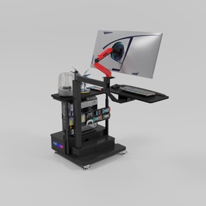 Escritorio de Juegos Premium con Altura Ajustable, Superficie Gruesa y Estructura de Acero Personalizada para Uso en el Hogar y la Oficina - Product Image 4