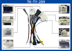 Elektrischer Kabelbaum Canbus-Kabelbaum Automobil-Steckverbinder-Kabelbaum für Toyota Auto-DVD-Player Kabelbaum - Product Image 6