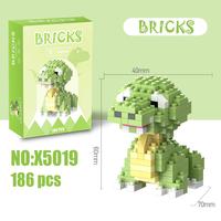 Juego de Bloques de Construcción de Dinosaurios de Plástico ABS Creativo de 40 Piezas, Juguete Educativo de Construcción DIY para Mayores de 14 Años
