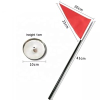 Mini-coupelles de golf en acier inoxydable et ensemble de drapeaux, aides à l'entraînement au golf pour tapis de putting