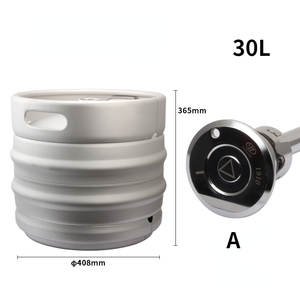 <span class=keywords><strong>Fût</strong></span> à <span class=keywords><strong>bière</strong></span> grande capacité 30L en acier inoxydable 304, norme européenne, EURO KEG - Product Image 4