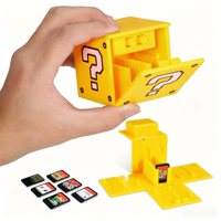 Estuche para Tarjetas de Juego para Nintendo Switch 2/Lite/OLED - Material de PVC, Caja de Almacenamiento de 6*6*6cm