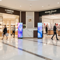 Affiches LED numériques P2 P2.5, écran LED publicitaire électronique haute définition pour intérieur, écran LED sur pied contrôlé par WiFi
