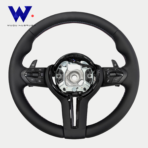 Volante Deportivo de Cuero Perforado para <span class=keywords><strong>BMW</strong></span> 320 <span class=keywords><strong>525</strong></span> F10 F30 E90 F70 E71 F31 F32 X5 X6 F01 F07 F20 F11 F22 F25 M3 M4 M5 - Product Image 1