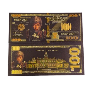 Diseño Personalizado, Billete <span class=keywords><strong>de</strong></span> Oro <span class=keywords><strong>de</strong></span> 24k <span class=keywords><strong>de</strong></span> China, Viaje al Oeste, Tarjeta Dorada <span class=keywords><strong>de</strong></span> Sun Wukong, Rey Mono Negro, Colección <span class=keywords><strong>de</strong></span> Billetes <span class=keywords><strong>de</strong></span> Oro - Product Image 4