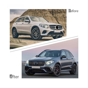 Kit di Conversione Carrozzeria per <span class=keywords><strong>Mercedes</strong></span> <span class=keywords><strong>GLC</strong></span> 63, Accessori per Aggiornamento Facelift <span class=keywords><strong>Mercedes</strong></span> Benz <span class=keywords><strong>GLC</strong></span> X253 2015-2019 - Product Image 3