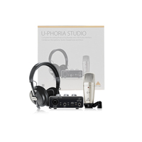 Behringer U-Phoria Studio Essentials-Ensemble d'enregistrement-Interface audio USB, microphone à condensateur et casque de studio