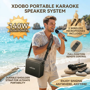 Xdobo <strong>King</strong> Max 140W Karaoke Outdoor Portable Waterproof Speaker Rich Bass Wireless Speaker with Loud Stereo Sound <strong>for</strong> Party - Product Image 1