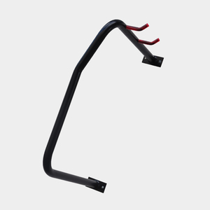 Porte-vélo vertical suspendu au mur support mural peu encombrant pour la maison et le garage support de vélo durable pour un stockage sécurisé - Product Image 2