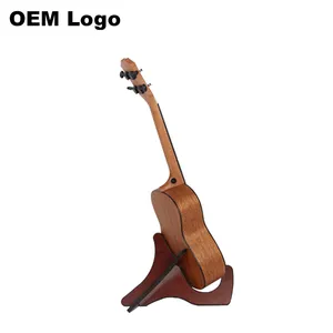 J-50 Wholesale Vintage Classical Style Wood Folding Music Mandolin Violin And Ukulele Display Stand Custom