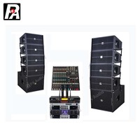 Q1 double 10 pouces 2 voies Audio Line Array haut-parleur 8ohm paquet de système de son d'impédance