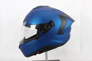 Motorhelm Dual Vizier Modulaire Full Face Helm Voor Volwassen Motor Straatfiets Bromfiets Race Helm