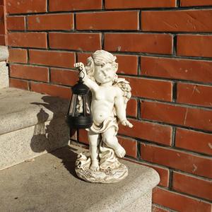 Pour <span class=keywords><strong>Amazon</strong></span> <span class=keywords><strong>Statue</strong></span> d'ange de lumière solaire écologique Figurine de gnome en résine pour <span class=keywords><strong>jardin</strong></span> de noël balcon de cour transfrontalière - Product Image 4