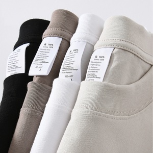 เสื้อยืดโอเวอร์ไซส์ผ้าฝ้ายเนื้อนุ่มหนัก 260GSM สำหรับผู้ชาย ขายส่ง พิมพ์ลายกราฟิกตามสั่ง - Product Image 2