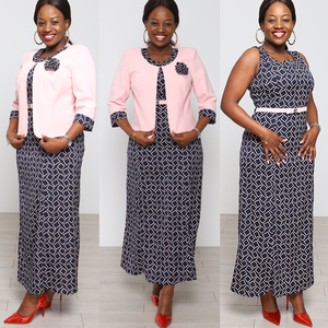 Traje de Vestir para Mujer a la Moda, Hecho a Medida en Fábrica, Maxi Vestido Musulmán Turco para Iglesia, Tallas Grandes, Ropa Africana para Mujer, Vestido Midi Casual - Product Image 2