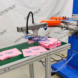 <span class=keywords><strong>Silkscreen</strong></span> 1 màu Khăn ăn in ấn màn hình tự động máy in với tự động dỡ bảng - Product Image 5