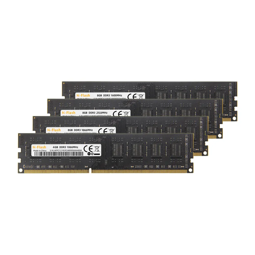 H-FLASH RAMS 모든 호환 뜨거운 판매 도매 램 ddr3 8gb 1600mhz ddr4 8g 16g 2400 2666 데스크톱 용 3200 메모리