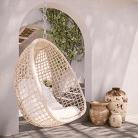 Vente chaude nouvelle aire de loisirs en plein air hamac adulte chaise suspendue avec des coussinets épais