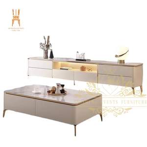 Conjunto de soporte de <span class=keywords><strong>TV</strong></span> moderno de lujo para sala de estar, de mármol - Product Image 3