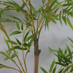 Tiges de <span class=keywords><strong>bambou</strong></span> artificielles dorées de luxe avec tronc naturel, art décoratif de jardin, points d'accentuation pour les arrangements en gros - Product Image 3