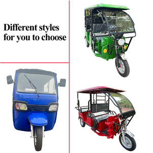 Tricycle Électrique à Cabine Ouverte 3 Roues Bajaj Tuk Tuk Bar Électrique pour Passagers, <span class=keywords><strong>Moto</strong></span>-Tricycle avec Cabine, Prix Chine - Product Image 2