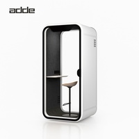 Cabine de bureau mobile insonorisée au design moderne, espace de travail mobile intérieur, cabine téléphonique silencieuse pour studio ou salle téléphonique