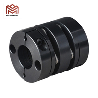 Accouplement de moteur pas à pas, alvéoles de 4 à 25 mm, accouplements d'arbre flexible, double diaphragme 45 #   Acier OEM MITO Garantie 1 an