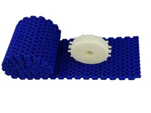 Les bandes transporteuses modulaires en plastique à plateau plat sont largement utilisées dans divers secteurs d'activité - Product Image 6