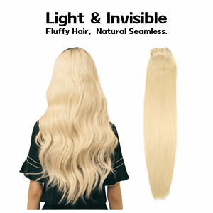 Qingdao Haohao <span class=keywords><strong>Hair</strong></span> Unsichtbare <span class=keywords><strong>Clip</strong></span>-in Echthaar-<span class=keywords><strong>Extensions</strong></span> aus Chinesischem Remy-Haar in Salonqualität - Product Image 3