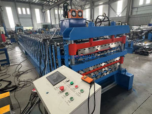 Máquina formadora de azulejos de una sola capa de alta velocidad para techo corrugado y hojas trapezoidales PLC controlado 8-15 m/min de capacidad - Product Image 4