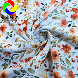 Venta al por mayor 100% poliéster Floral Cey Airflow tela impresa digital personalizada Cey crepé tela arrugada <span class=keywords><strong>para</strong></span> vestido de mujer - Product Image 4