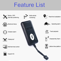 Traceur GPS 4G GSM étanche pour voiture avec application Android, clôture électronique, alarme de survitesse, mini dispositif de sécurité pour véhicule