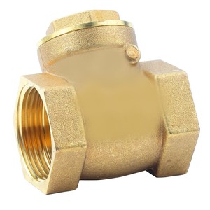 Válvula de Retención de Latón de 1/2 Pulgada C-Way Directa de Fábrica con Sellado de PTFE de Larga Duración para Sistema de Agua Manual - Product Image 2