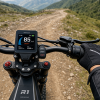Moto électrique tout-terrain RERODE R1 10kW, vitesse maximale 85 km/h, 72V 35Ah, motocross adulte